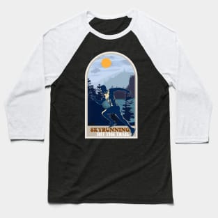 Skyrunning Hit the trail Baseball T-Shirt